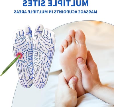 Reflexzonesokken voor voetmassage met acupressuurpen - Ontspanning en pijnverlichting voor voeten (maat 35-39)