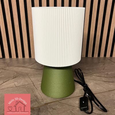 Lamp Anna - 3D geprint - Tafellamp - E27 - Donkergroen