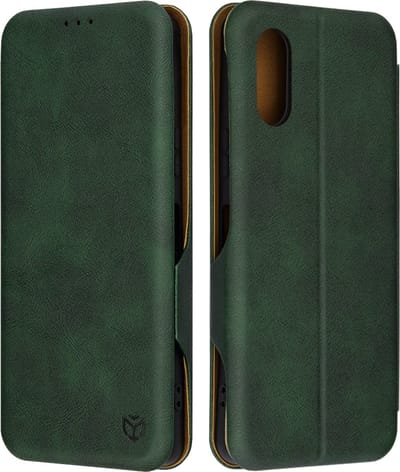 Hoesje geschikt voor Sony Xperia 5 VI - Techsuit Safe+ Book Wallet Case - Donkergroen