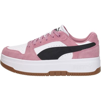 PUMA Rebound Femme Low SD Dames Sneakers - PUMA White-PUMA Black-Poised Pink