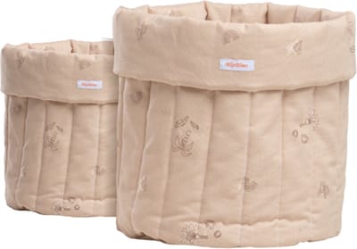 Wigiwama Speelgoedmand Beige (set van 2)