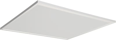 OSRAM Planon Plus plafondlamp in wit met geavanceerde LED-technologie, 36 W, vierkante vorm (600 x 600 mm), warm witte lichtkleur bij 3000 K, aluminium behuizing, matte PMMA diffuser