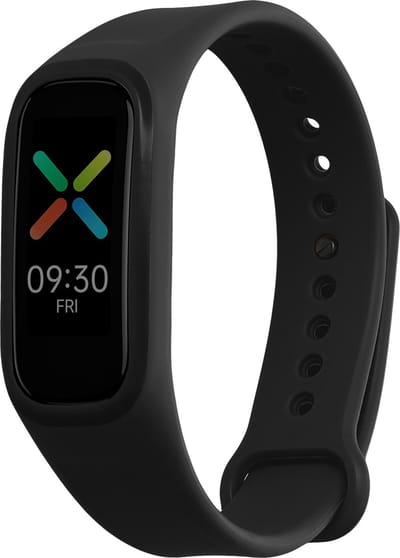 kwmobile horlogebandje geschikt voor Oppo Band Sport polsband - Smartwatch bandje van TPU - Activity tracker horloge band in zwart
