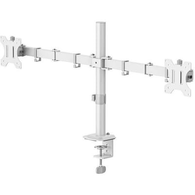 Hama Tafelbeugel voor monitor Aantal monteerbare displays: 2 Display(s) 88,9 cm (35) Wit In hoogte verstelbaar, Zwenkbaar, Roteerbaar, Kantelbaar