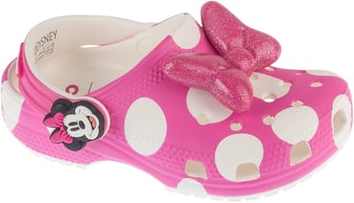 Crocs Classic Minnie Mouse Clog T, voor meisje, Roze, Slippers, maat: 22/23