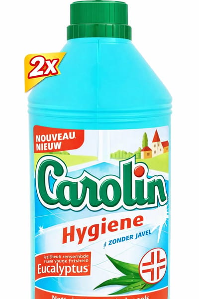 2 x Carolin - Vloerreinigingsmiddel - Zonder Javel - Met Eucalyptus - 2 x 1 L