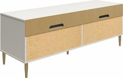 Daphne-Tv-meubel - 4-deuren - Taupe