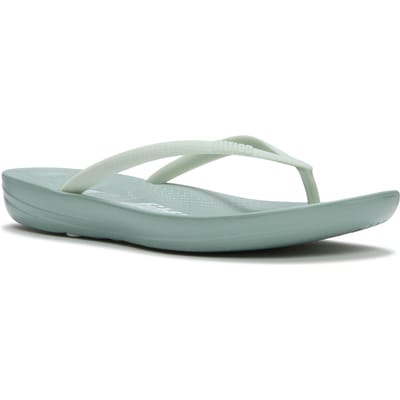 FitFlop X Pantone Iqushion Dames Flip-Flops in Iceberg Groen