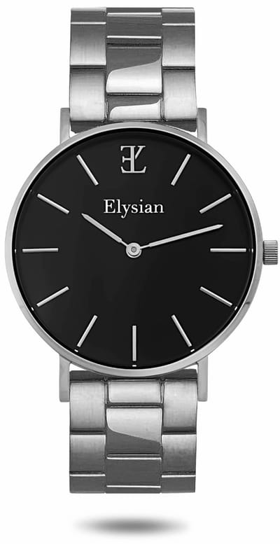 Elysian - Horloge Dames - Zilver - Schakelband - Waterdicht - 36mm - Cadeau Voor Vrouw