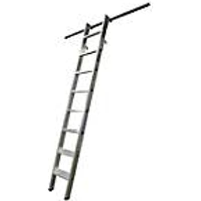 KRAUSE kastenladder, aluminium, met 2 paar inhanghaken/opberghaken, 8 treden