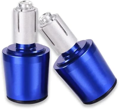 Motorfiets Stuurdoppen - Handvat Beschermers - Stuur Demping - Eenvoudige Installatie - 22mm - Blauw