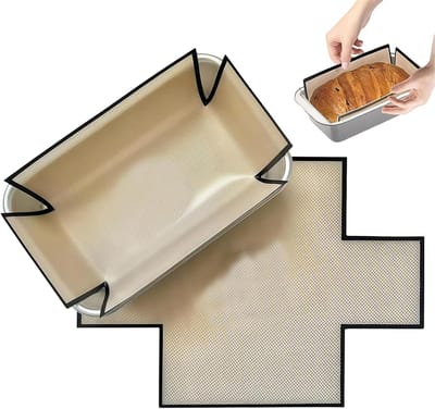 Bakmat Brood Set - Anti-aanbak Matten - Bakken Thuis - Herbruikbaar Siliconen - 30x22cm