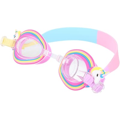 Lunettes de Soleil Natation Protection UV Lunettes de Natation Enfants Enfants Mignon Dessin Animé Gel de Silice Eau Fille