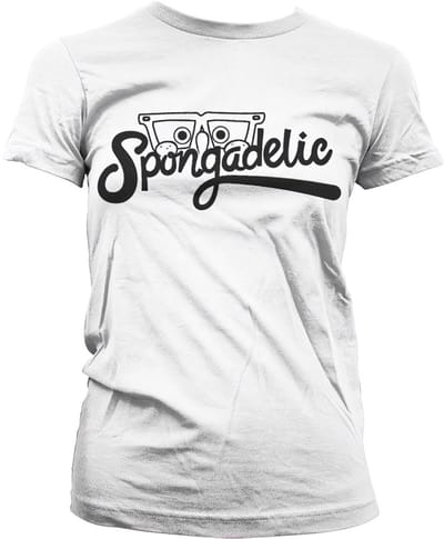 SpongeBob SquarePants Spongadelic Girly T-shirt dames White