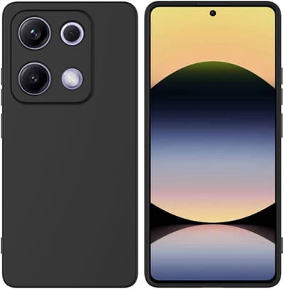 Zwart Dun TPU Hoesje Geschikt voor Xiaomi Redmi Note 14S | Back Cover | Lichtgewicht | Ultra Dun | Flexibel | Zacht