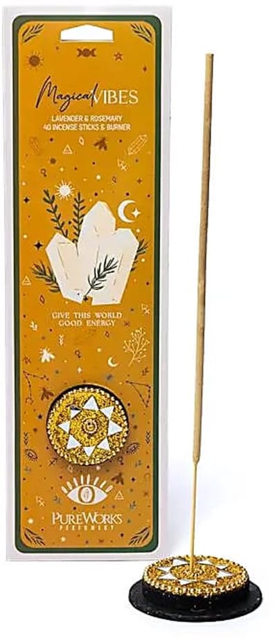 Wierook Celestial Magic Magical Vibes + Wierookhouder --verpakking van 6 stuks - 40gr - 40gr