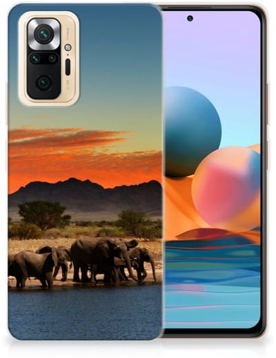 Xiaomi Redmi Note 10 Pro TPU Hoesje Olifanten