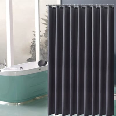 Dailygoods- Douchegordijn 180x200 cm - 100% Waterdicht - Dikker Stof - Wasbaar - Hotelkwaliteit - Eenvoudig te Installeren - Badkamergordijn