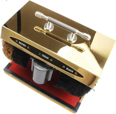Elektrische Schoenreiniger - Schoenpoetser - Schoenen Onderhouden - Automatisch Polijsten - 37cm - Goud