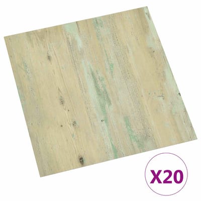 vidaXL - Zelfklevende - Vloerplanken - Lichtbruin - 30,5 - x - 30,5 - cm - 20 - st - PVC