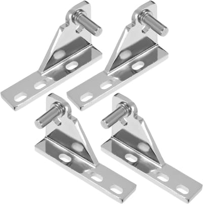 Keuken Vriezer Scharnieren - Deur Draaischarnier - Apparatuur Reparatie - Vochtbestendig Ontwerp - 4 Stuks - Zilver