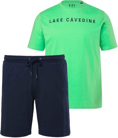 JP 1880 - Heren - pyjama loungewear twee-delige set tot 8XL - Mintgroen - Maat 3XL