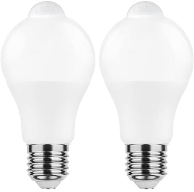 Modee Smart E27 LED Lamp 8.8W Bewegingssensor - 806lm - 4000K - Neutraal Wit - Globe A60 - Vervangt 60W Halogeen Gloeilamp - 2 stuks