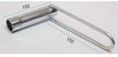 Buzzetti bougiesleutel - Opklapbaar - 21mm lang