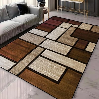 Tapijt met geometrisch patroon in Scandinavische stijl Woonkamer 120*160cm Groot kamerkleed Machinewasbaar Antislip Europees Tatamimat 80*120cm
