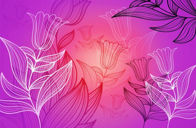 Poster | Paars , Roze | 104 x 70,5 cm