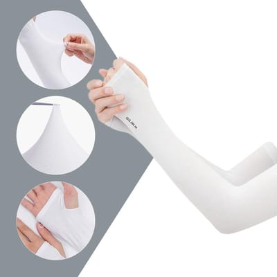 Compressiekousen voor Tattoo Bedekking - Ademend en Elastisch voor Volleybal - 2 Pairs Anti-UV Bescherming