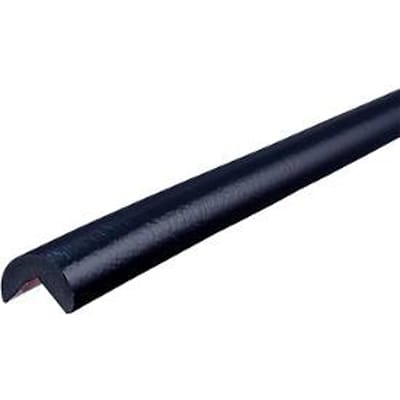Knuffi® hoekbeschermer type A Verwijderbaar, zelfklevend, herbruikbaar, schokabsorberend, PU schuim, 1 m, -40 °C tot +80 °C, zwart