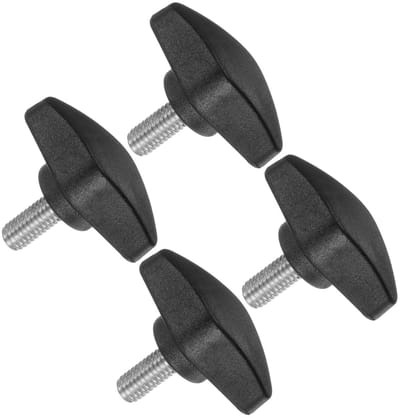 T Thumb Knoppen met M6 x 14mm Draad, Plastic Klem Schroeven voor Machines en Lathes, Set van 4 Stuks