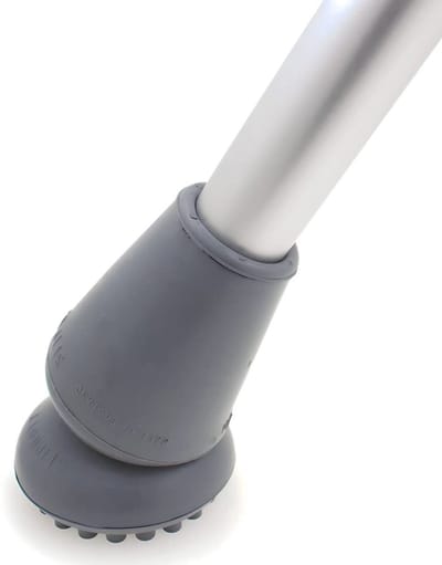 Dailygoods- Kruktips Gepatenteerd Ontwerp - Antislip - Veiligheid - Stabiliteit - Corrosiebestendig - 22mm - Wandelstoktips