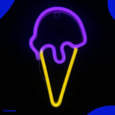 Neon Lamp - Schepijsje - USB of Batterijen - Neon Verlichting - Neon Led Lamp - Neon Wandlamp