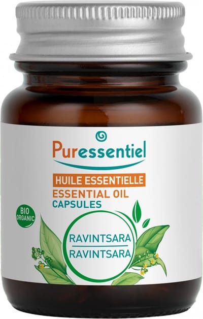 Puressentiel Ravintsara Etherische Olie (Cannamomum Camphora ct Cineole) Bio 60 Capsules