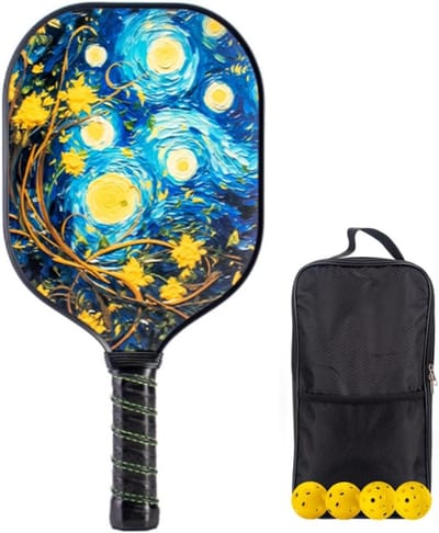 Pickleball Rackets Set - Sport Rackets - Sport Spelen - Honingraat Kern - 40 x 19.5 cm