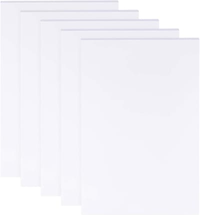 5 Vellen 3mm Witte Schuimplaten 30x20cm voor Creatieve Projecten en Kunst