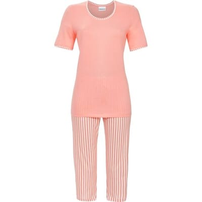 Roze strepen pyjama Ringella - Roze - Maat - 40