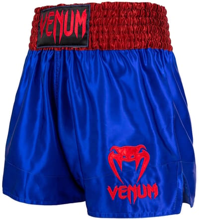 Venum Classic Kickboks Muay Thai Shorts Marineblauw Rood - XS