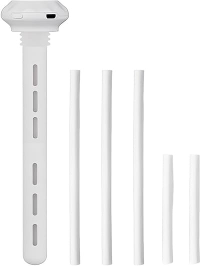 Mini-USB-luchtbevochtiger, draagbaar, ultrasone koude nevel, zonder waterreservoir, stil en in lengte verstelbaar, voor thuis, kantoor, auto en reizen