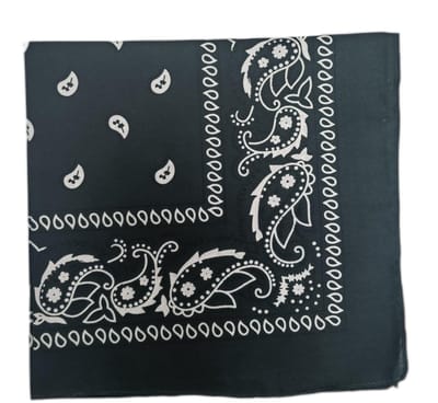 Boerenzakdoeken (zwart) 20-pack - Zwarte hoofddoeken - Zwarte zakdoeken - 55*55 cm