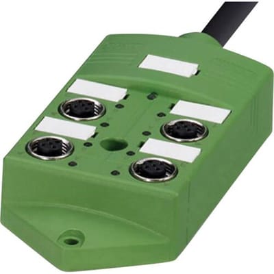 Phoenix Contact SACB-4/4-L-10,0PUR SCO 1517097 Passieve sensor/actorbox M12-verdeler met metalen schroefdraad 1 stuk(s) Piece