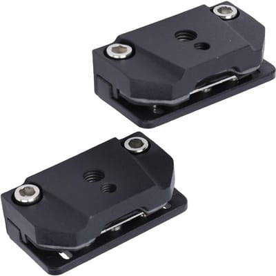 2 supports de fixation pour phares de capot, en alliage d'aluminium, pour phares de travail LED sur montant de capot, compatibles avec camions, SUV et voitures.