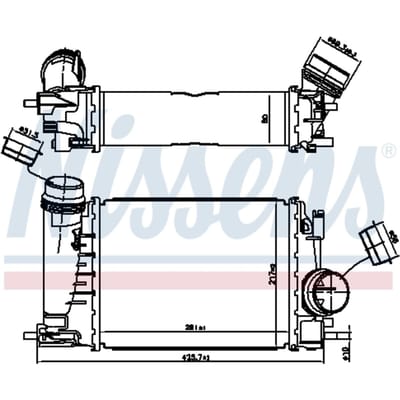 Intercooler NISSENS 961521