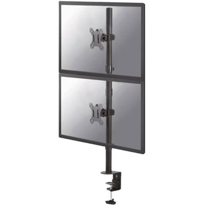 Neomounts FPMA-D550DVBLACK Tafelbeugel voor monitor 25,4 cm (10) - 81,3 cm (32) Zwenkbaar, Roteerbaar, Kantelbaar Zwart