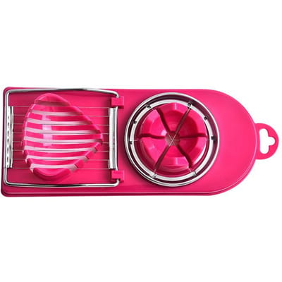 Coupe-œuf multifonctionnel 2 en 1 Coupe-œuf en acier inoxydable Sectionneur Moule Forme de fleur Coupe-viande à déjeuner Gadgets de cuisine