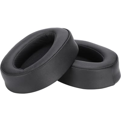 1 Paar Draagbare Proteïne Oordopjes Headset Vervangende Oorkussentjes Accessoire voor Sony MDR 100ABNzwart zwart