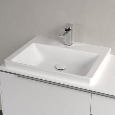 Villeroy & Boch Subway 3.0 cabinet washbasin 60 cm, with 1 tap hole, without overflow, polished underside 4A706L01