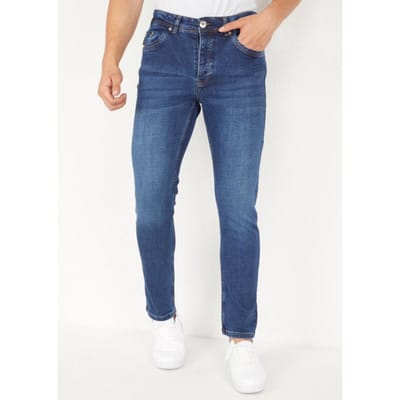 Stretch Spijkerbroek Heren Regular Fit -DP20 - Blauw